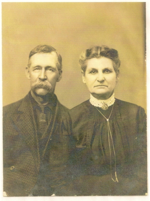 Francis "Frank" Lewis with wife Julia (Leonard) Ervin